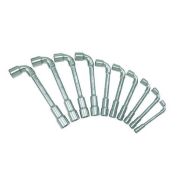 Jeu de clés à pipe débouchées 6X6 pans - Capacite : 7 à 19 mm