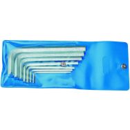 Jeu de clés mâles coudées 8 pcs 1/8-9/16AF