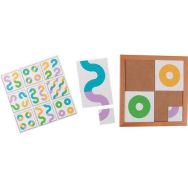 Jeu de combinaison quart de rond