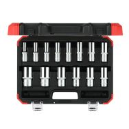 Jeu de douilles 1/2'' hex 10-32mm 14 pcs