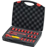 Jeu de douilles et clé à cliquet isolées 21 pcs