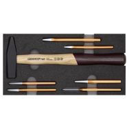 Jeu de marteaux et burins 2/6 module CT 7 pcs