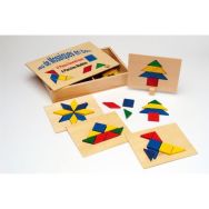 Jeu de mosaïques en bois