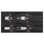 Jeu de pinces à circlips 2/6 module CT