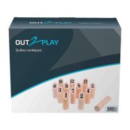 Jeu de quilles nordique en bois