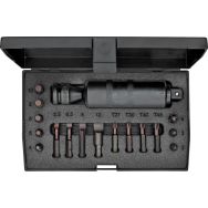 Jeu de tournevis 1/2'', 18 pcs