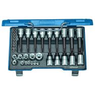 Jeu de tournevis 1/2'' 1/4'' 34-tlg TX