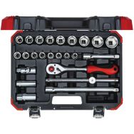 Jeu douilles 1/2''10-32mm 24 pièces R69003024Red