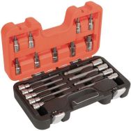 Jeu douilles 1/2" embouts 6 pans 18  pièces
