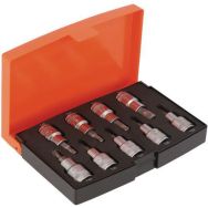 Jeu douilles 1/2"'' embouts Torx 9 pièces