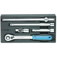 Jeu douilles 1/2'' en module 1/3 ES 1500 ES-1993 U-20