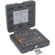 Jeu douilles 1/4" 12 pans métriques 31 pièces
