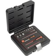 Jeu douilles 1/4" 6 pans métriques - 19 pièces