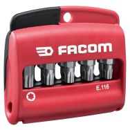 Jeu mixte de 10 embouts Torx Plus 1/4'' -série 1- 25 mm + porte-embouts