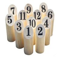 Jeu number Kubb quilles finlandaises bois