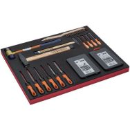 Jeu outils frappe/limes module mousse 3/3 Fit&Go 24  pièces