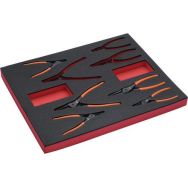 Jeu pinces à circlips module mousse 2/3 Fit&Go 8  pièces