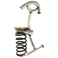 Jeu ressort 1 place arceau horizontal inox/robinier