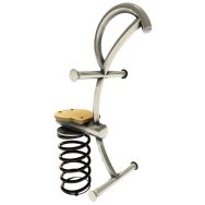 Jeu ressort 1 place arceau vertical inox/robinier