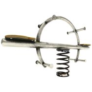 Jeu ressort 2 places arceau inox/robinier