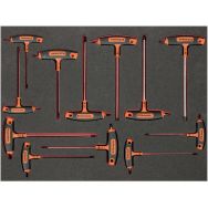 Jeu tournevis manche T pour vis 6 pans/TORX 3/3 Fit&Go
