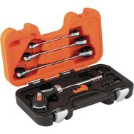 Jeu tournevis porte-embout à cliquet 1/4" - 25 pièces