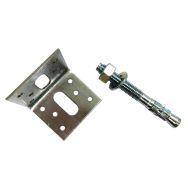 KIT 4 Equerres et goujons longueur 100 mm