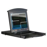 KL1508AN Console LCD 19'' double rail & KVM 8 ports Cat5 ATEN