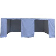 Kit 3 murs + 2 portes pour stand pliant Plume 3 x 6 m