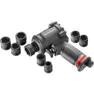 Kit 8 douilles impact courtes + clé à chocs ultra compacte NS.1600F