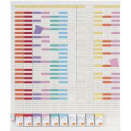 Kit Planning 13 colonnes  54 fentes  blanc