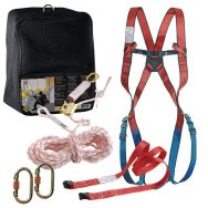 Kit antichute toiture avec harnais et antichute mobile