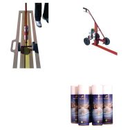 Kit canne de traçage + pochoir + 6 aérosols