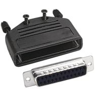Kit connecteur à souder + capot - SUBD25 F