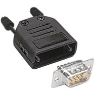 Kit connecteur à souder + capot - SUBD9 M