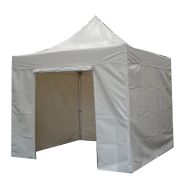 Kit de 4 murs : 3 pleins + 1 porte pour GALOP-3 3 x 3 m - blanc