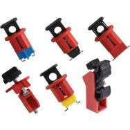 Kit de 6 condamnateurs de disjoncteurs électriques - Brady