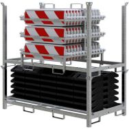 Kit de balises type Nox-Avec film RA2/B-Deux faces-Hachuré