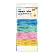Kit de cordons en caoutchouc PASTEL, 4x5m
