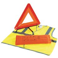 Kit de signalisation auto avec gilet et triangle
