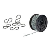 Kit de suspension chaînettes avec crochets pour miroir hémisphérique - Kaptorama