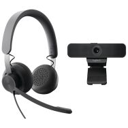 Kit de vidéoconférence avec Casque filaire + Webcam C925e - Logitech