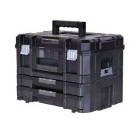 Kit mallette avec mallette 2 tiroirs Tstak - Stanley