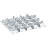 Kit matériel subdivision 45x36E (LxPxH) 765x612x150mm-Lista