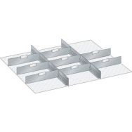 Kit matériel subdivision 45x36E (LxPxH) 765x612x200mm-Lista