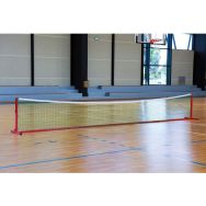 Kit mini tennis rouge, 8m, filet / l'unité