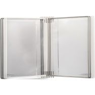 Kit mural crystal A4 - 8 poches - gris et Blanc