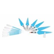 Kit outils encre à dessiner : 6 pinceaux à réserve 15 ml + 6 pipettes