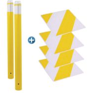 Kit piétons poteaux et dalles bicolores - Novap