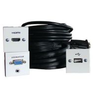 Kit plastrons vidéoprojecteur interactif VGA / HDMI / USB 10 m